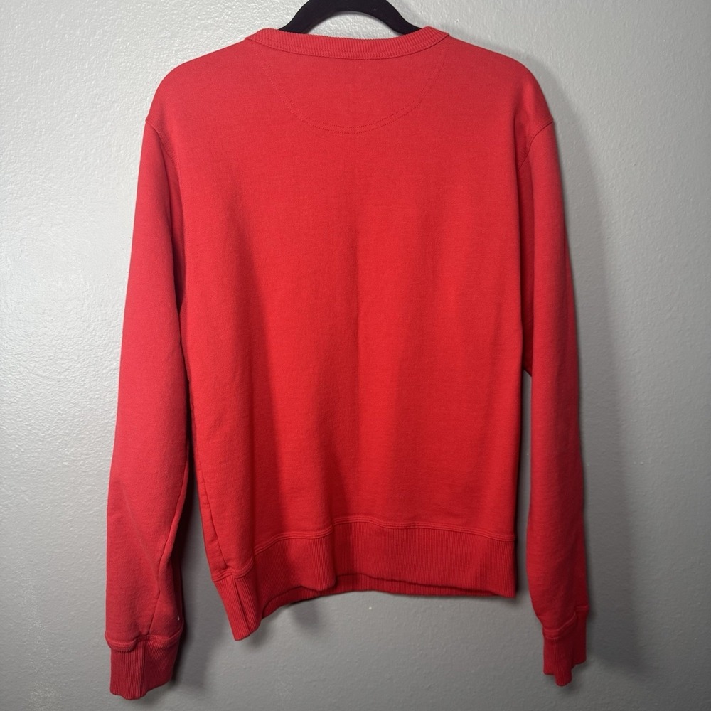 Champion Reverse Weave Sweatshirt Mens Small Red Crew Neck Pullover Logo - Picture 4 of 7